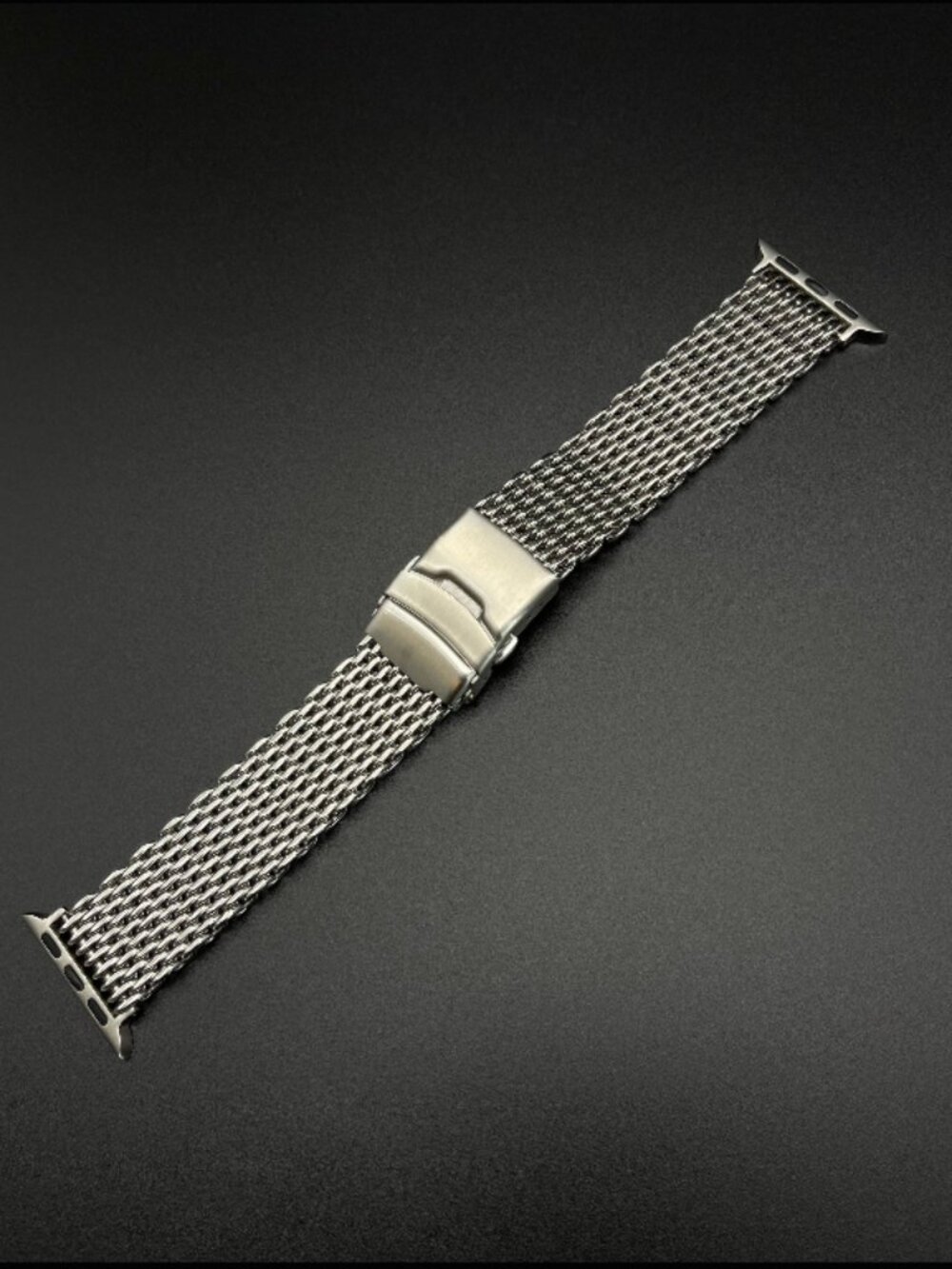 Apple Style Replacement Mesh Steel Bracelet (Silver)